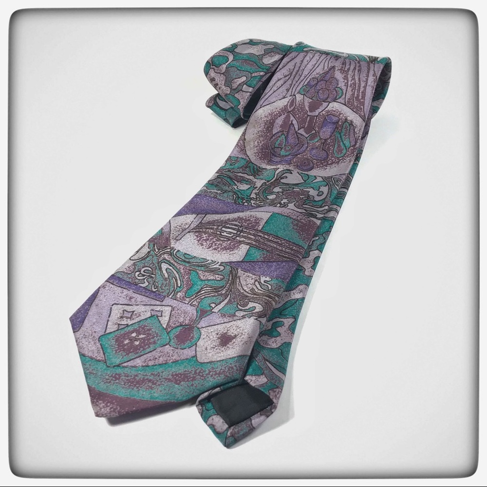 Bristol Line Necktie 56 1/2”x3 1/2” Gorgeous Sheen